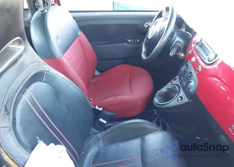 2013 Fiat 500 Abarth z USA, uszkodzony, nr VIN 3C3CFFFH7DT648878